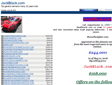Tablet Screenshot of jackblack.com